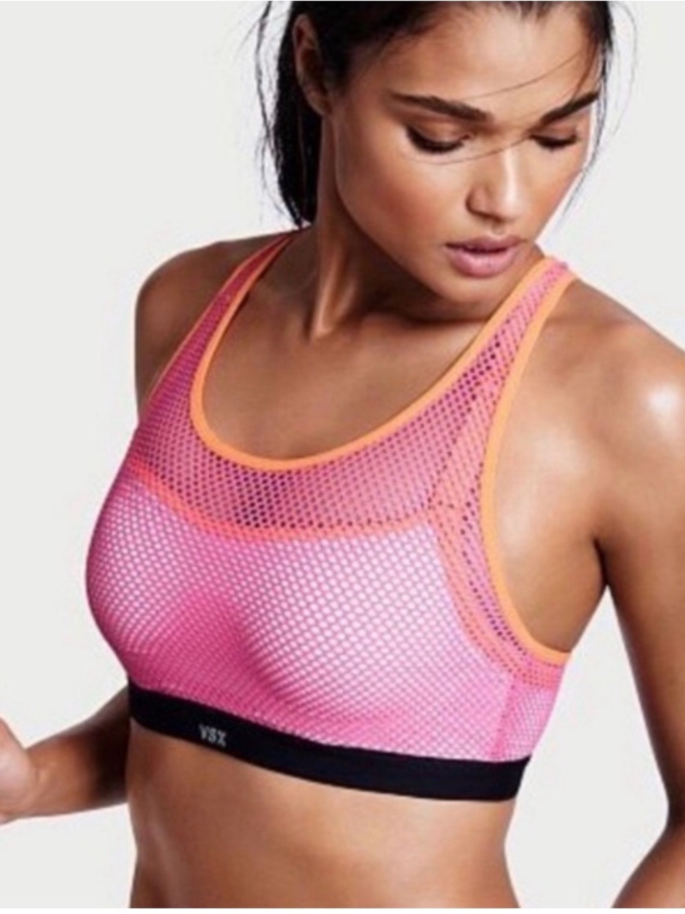 Victorias Secret Sport Angel  Underwire Memory Fit Sports Bra 34DD 90’s